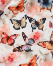 Butterfly Design Organic Cotton Girls Twirl Dress 2Y-10Y short sleeve 